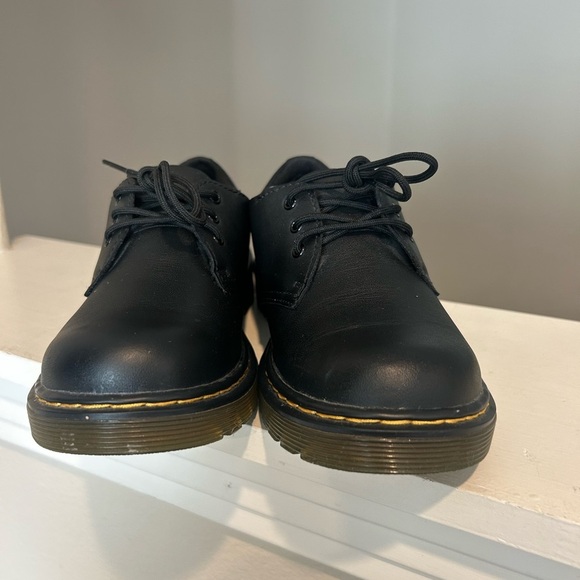 Dr.Martens 1461 Mono Black Leather Oxford Shoes Mens Sz 4 Women’s 5 Worn Once - Picture 8 of 9